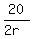 20%2F%282r%29