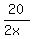 20%2F%282x%29
