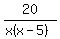 20%2F%28x%28x-5%29%29