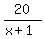 20%2F%28x%2B1%29