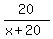 20%2F%28x%2B20%29
