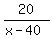 20%2F%28x-40%29