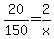 20%2F150+=+2%2Fx