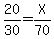20%2F30=X%2F70