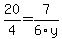 20%2F4=+7%2F6y+