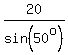 20%2Fsin%2850%5Eo%29