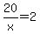 20%2Fx=2