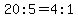 20%3A5=4%3A1