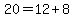 20=12%2B8