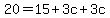 20=15%2B3c%2B3c