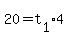20=t%5B1%5D%2A4