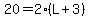 20+=+2%28L%2B3%29