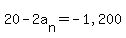 20+-+2a%5Bn%5D+=+-+%221%2C200%22