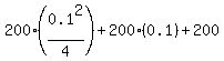 200%280.1%5E2%2F4%29%2B200%280.1%29%2B200