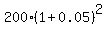 200%281+%2B+0.05%29%5E2