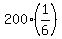 200%2A%281%2F6%29