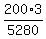 200%2A3%2F5280