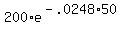 200%2Ae%5E%28-.0248%2A50%29