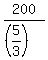 200%2F%28%285%2F3%29%29