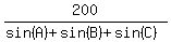 200%2F%28sin%28A%29%2Bsin%28B%29%2Bsin%28C%29%29