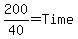 200%2F40=+Time