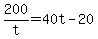 200%2Ft+=+40t+-+20