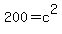 200=c%5E2