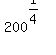200%5E%281%2F4%29