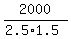 2000%2F%282.5%2A1.5%29