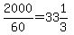2000%2F60=33%261%2F3