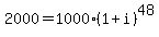 2000=1000%281%2Bi%29%5E48