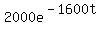2000+e%5E%28-1600t%29+
