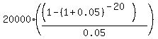 20000%2A%28%28%281-%281%2B0.05%29%5E%28-20%29%29%29%2F0.05%29
