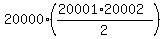 20000%2A%28%2820001%2A20002%29%2F2%29