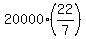 20000%2A%2822%2F7%29