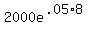 2000e%5E%28.05%2A8%29