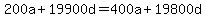 200a%2B19900d=400a%2B19800d