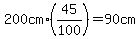 200cm%2A%2845%2F100%29=90cm