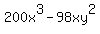 200x%5E3-98xy%5E2