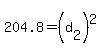 204.8=%28d%5B2%5D%29%5E2