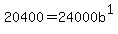 20400=24000b%5E1