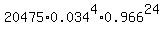 20475%2A0.034%5E4%2A0.966%5E24