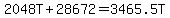 2048T%2B28672=3465.5T