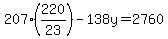 207%28220%2F23%29-138y=2760