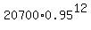 20700%2A0.95%5E12