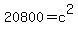 20800=c%5E2