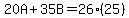 20A%2B35B=26%2825%29