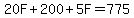 20F%2B200%2B5F=775