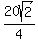 20sqrt%282%29%2F4
