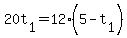 20t%5B1%5D+=+12%2A%285+-+t%5B1%5D%29